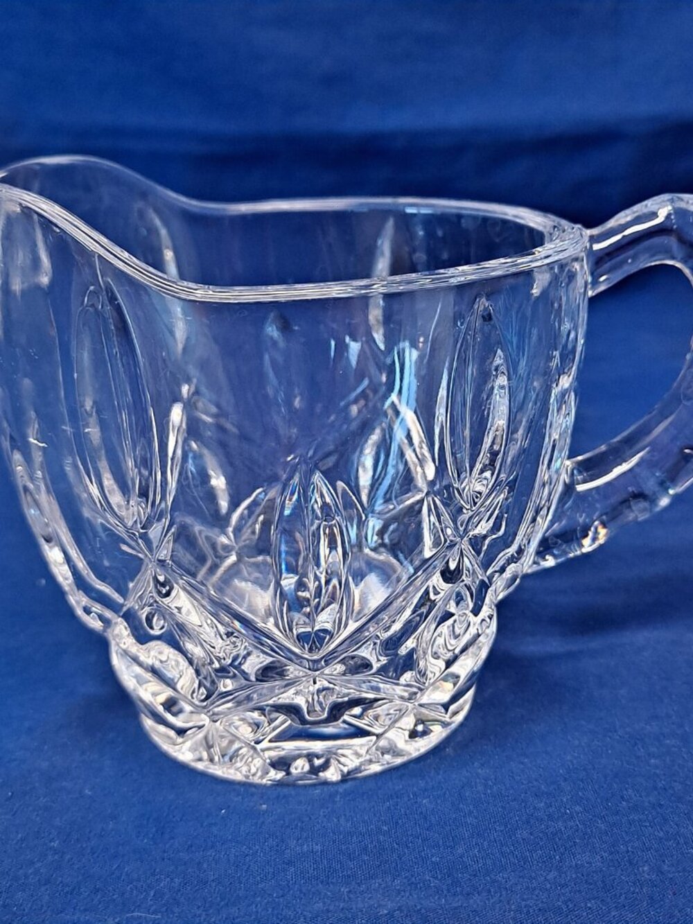 Vintage Gorham Crystal LADY ANNE Glass CREAMER Milk Jar Cup Mug 3 1/8"